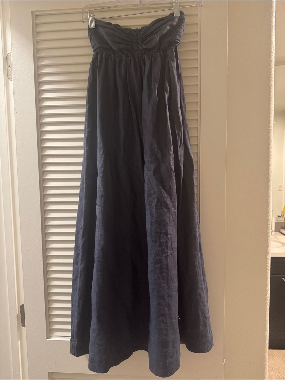 Strapless Navy dress